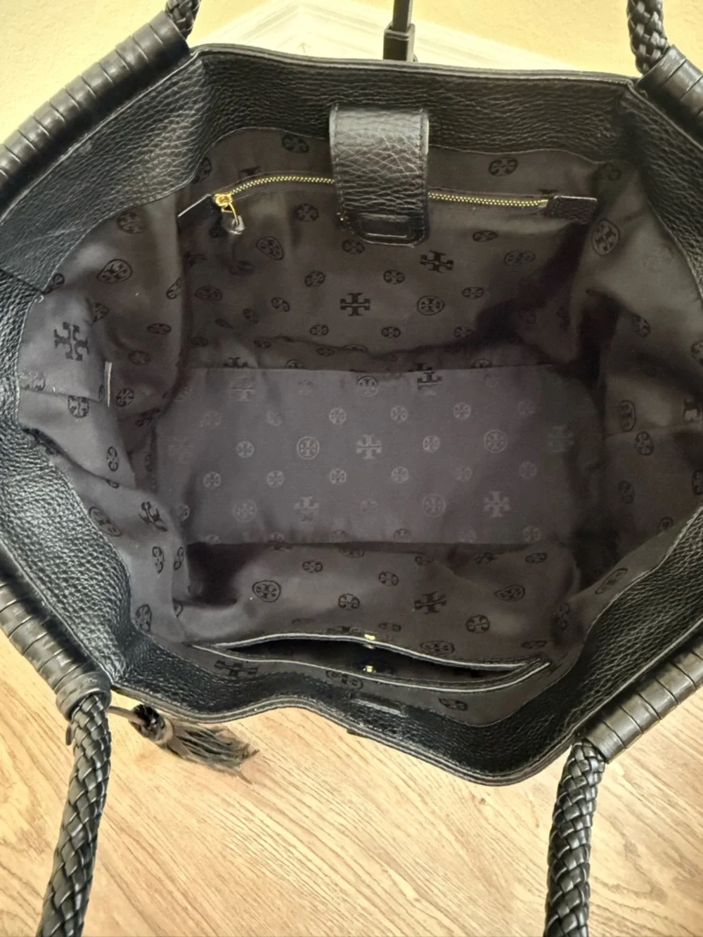 ‼️SOLD ‼️ Tory Burch Taylor Tassel Tote - Picture 10 of 13